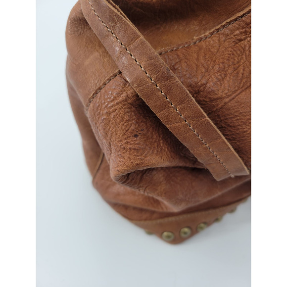 Madi Pelleteria Genuine Leather Brown Hobo Shoulder Handbag Straps - Picture 15 of 16